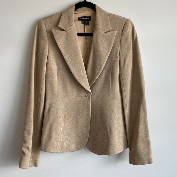 VINTAGE ZARA Cream Coord Suit Set - Picture 1 of 8